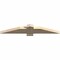 Ekena Millwork Eugene Rough Sawn Timber Gable Bracket, Douglas Fir, 36"W x 6"H x 2"D x 4"F, 4/12 Pitch GBW036X06X0204EUG00RDF - alternate 3